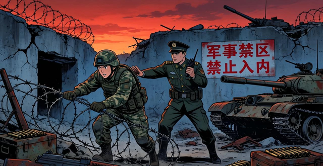 军事爱好者擅自进废弃阵地被教育,警惕境外间谍窃密